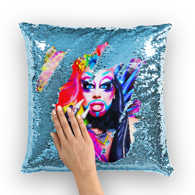 Sequin Cushion Cover - Pride All Ovah - Ovah Name Brand - A.rt by O.vahFx