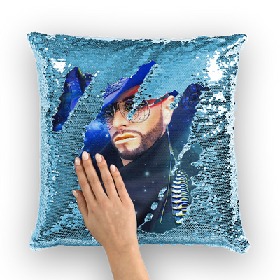 Sequin Cushion Cover -  Ovah Name Brand - A.rt by O.vahFx Ft Brian Friedman