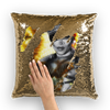 Sequin Cushion Cover - Ovah Name Brand - A.rt by O.vahFx Ft Kitty Meow
