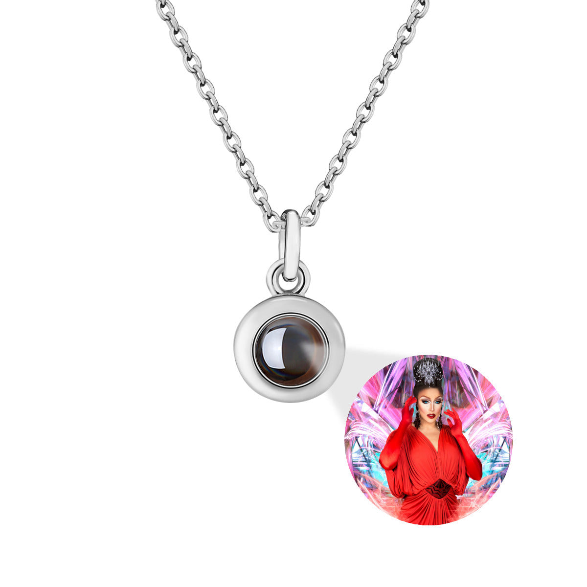 Glam-iris Jewelry by Ovah Name Brand - Titanium Necklace - Athena Dion
