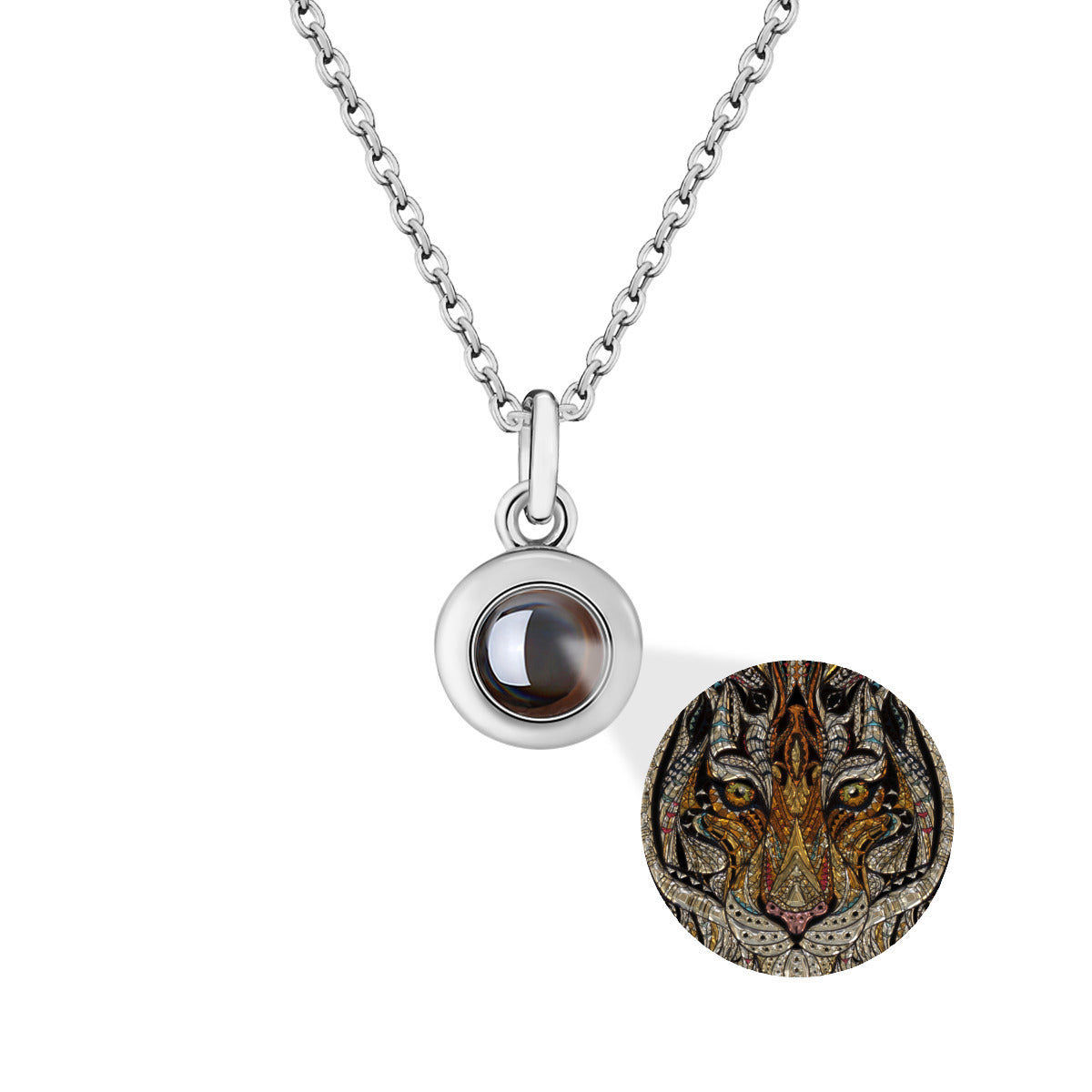 Glam-iris Jewelry by Ovah Name Brand - Titanium Necklace - Glass Collection