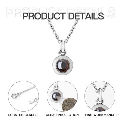 Glam-iris Jewelry by Ovah Name Brand - Titanium Necklace - Glass Collection