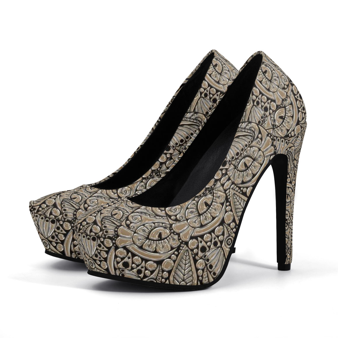 Platform Pumps  High Heels (5 Inch) - Ovah Name Brand
