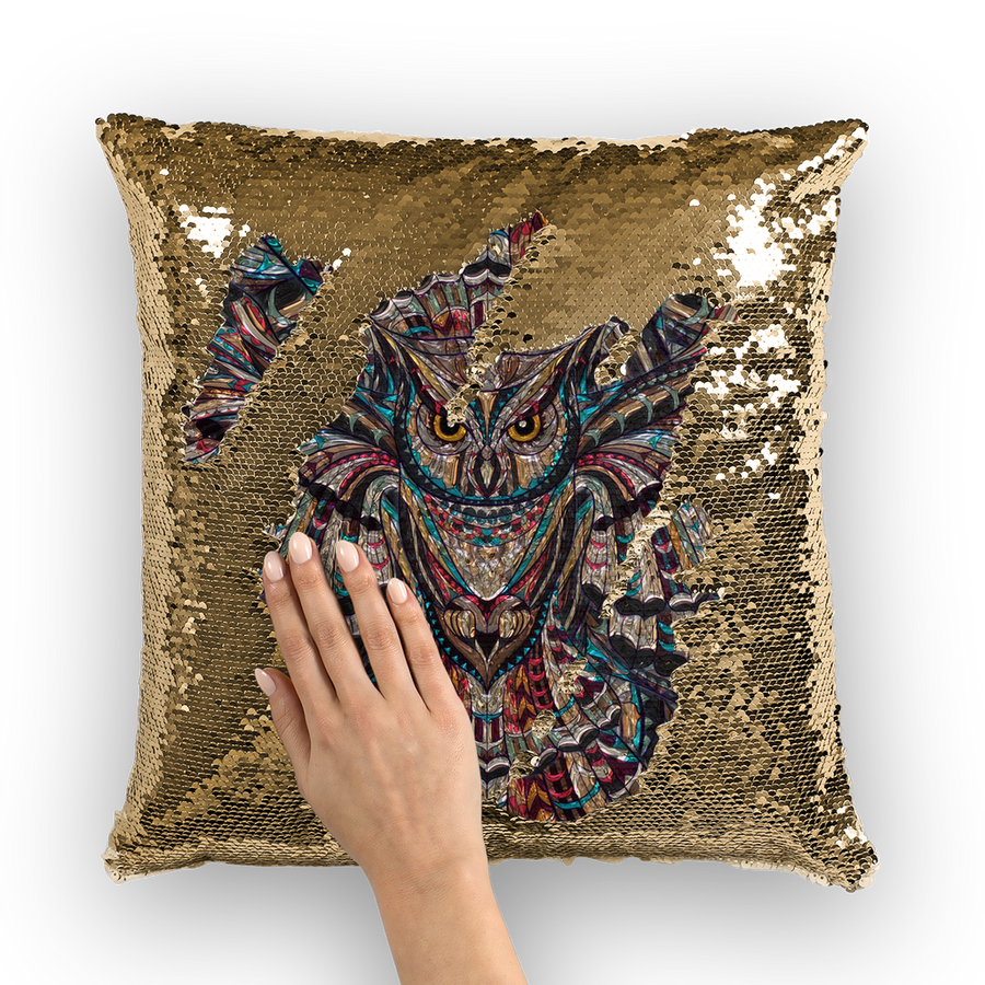 Sequin Cushion Cover - Ovah Name Brand - Glass Collection
