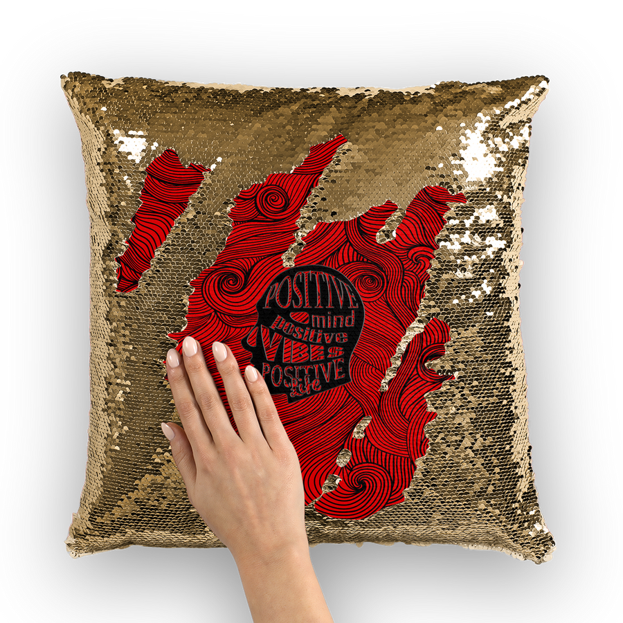Sequin Cushion Cover - Ovah Name Brand - PMPVPL