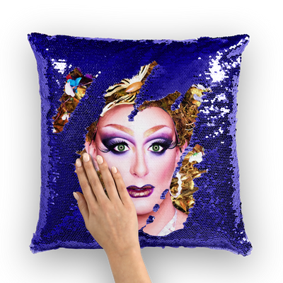 Sequin Cushion Cover - Ovah Name Brand - A.rt by O.vahFx Ft Saoirse Glam