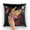 Sequin Cushion Cover - Ovah Name Brand - A.rt by O.vahFx Ft Pearl Liaison