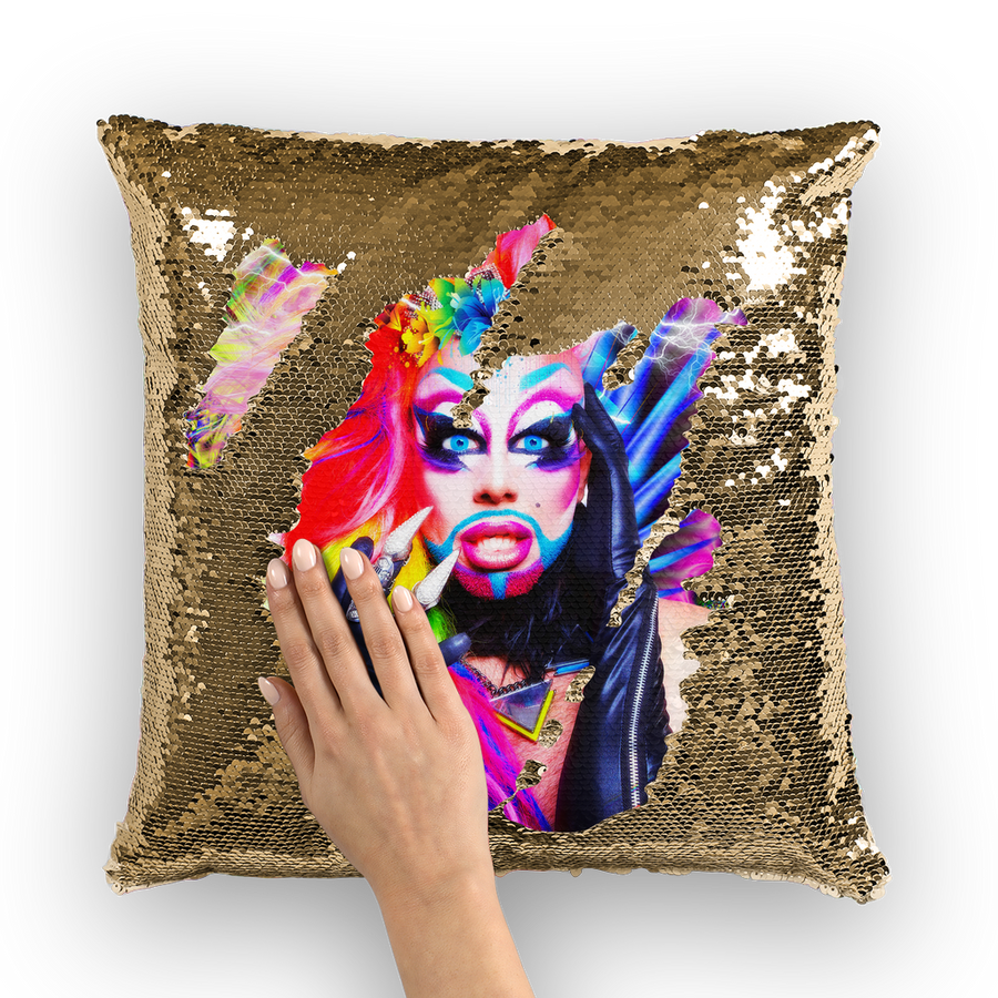 Sequin Cushion Cover - Pride All Ovah - Ovah Name Brand - A.rt by O.vahFx