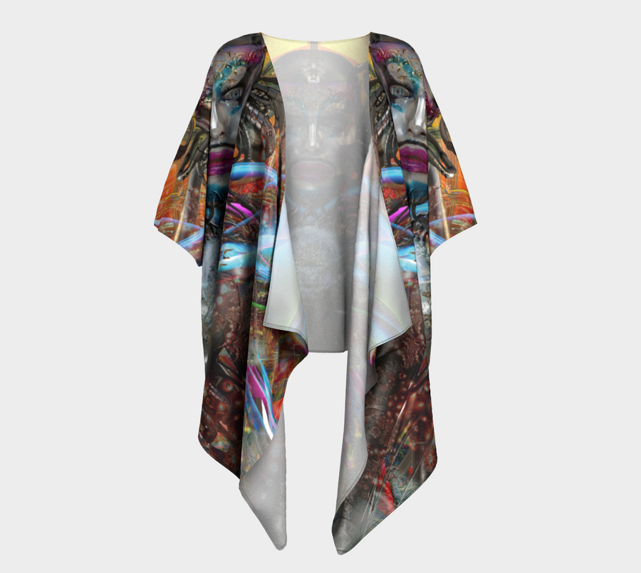 Draped Glam-Oh-No Kimono