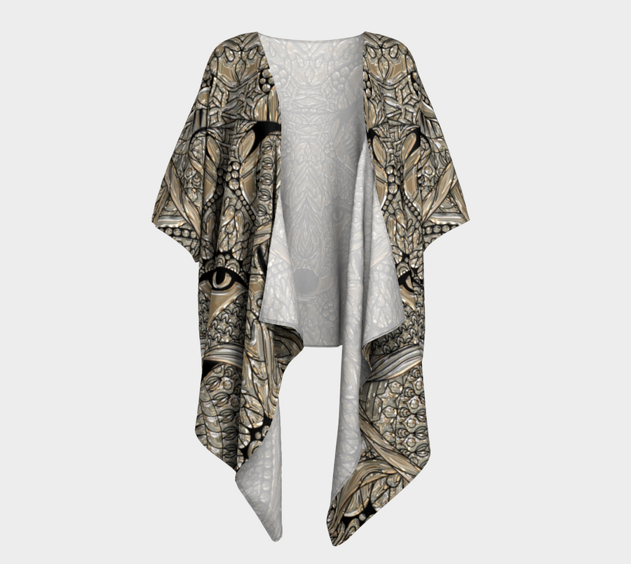 Draped Glam-Oh-No Kimono