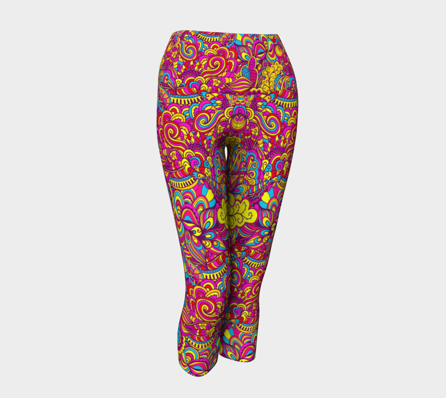 Yoga Capri Leggings - Ovah Name Brand