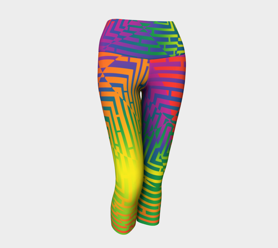 Yoga Capri Leggings - Ovah Name Brand