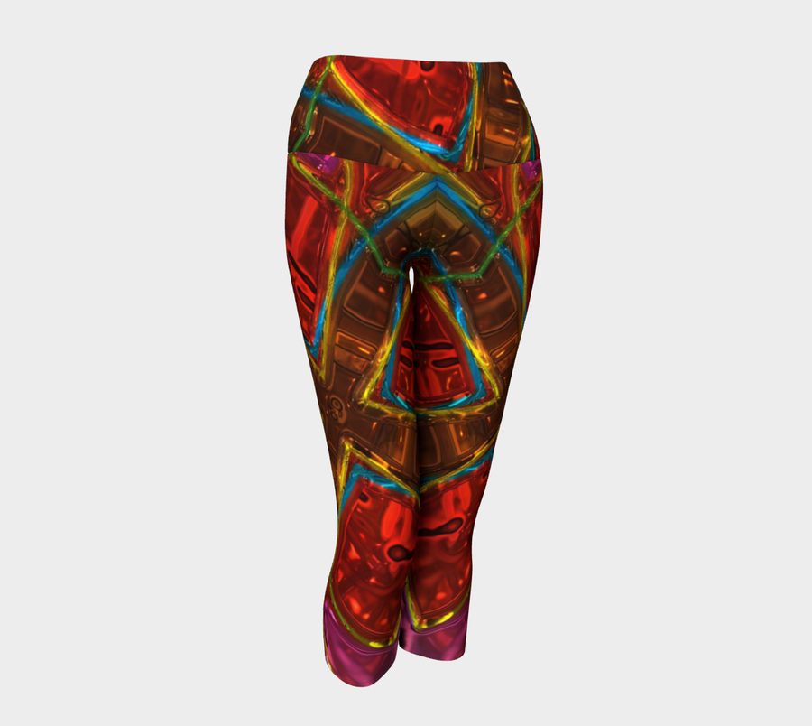 Yoga Capri Leggings - Ovah Name Brand