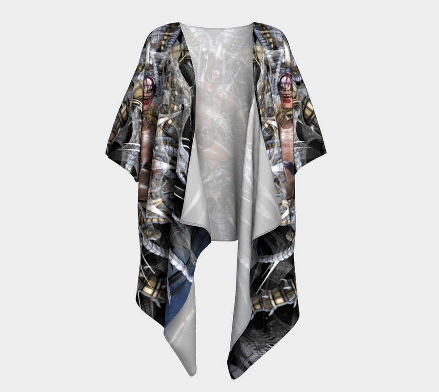 Draped Glam-Oh-No Kimono