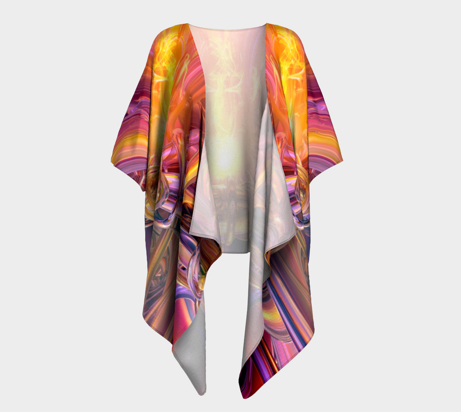 Draped Glam-Oh-No Kimono