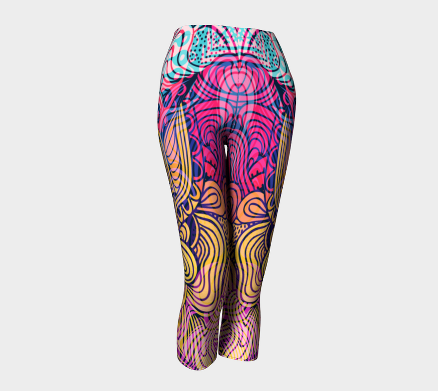 Yoga Capri Leggings - Ovah Name Brand