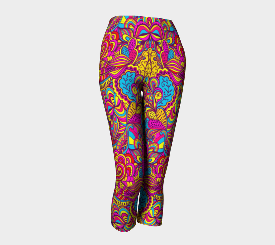 Yoga Capri Leggings - Ovah Name Brand