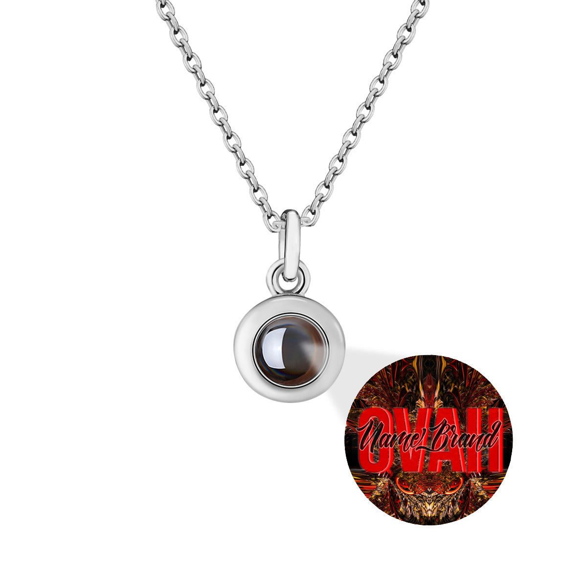 Glam-iris Jewelry by Ovah Name Brand - Titanium Necklace - Ovah Name Brand