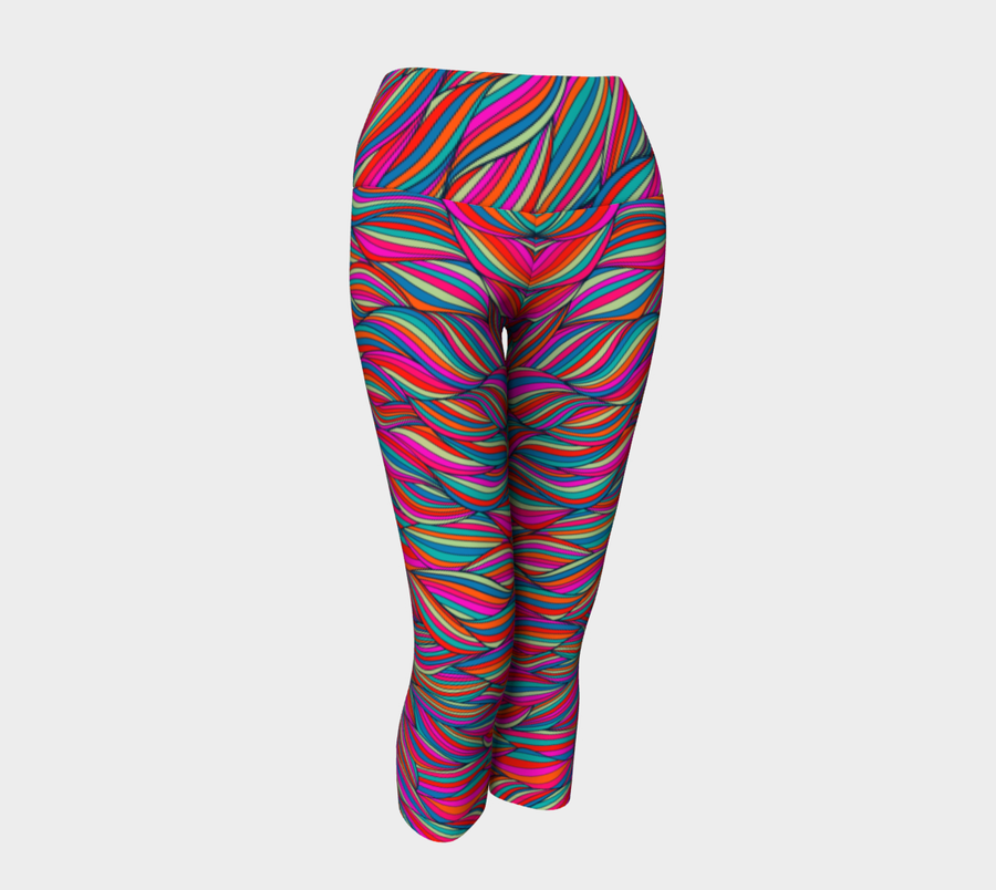 Yoga Capri Leggings - Ovah Name Brand