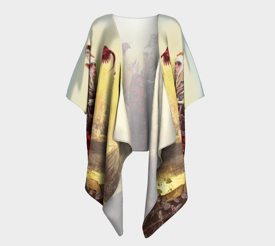 Draped Glam-Oh-No Kimono