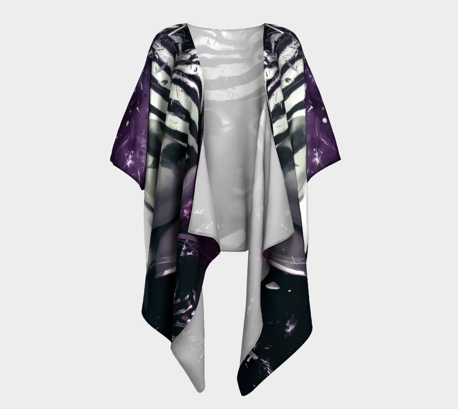 Draped Glam-Oh-No Kimono