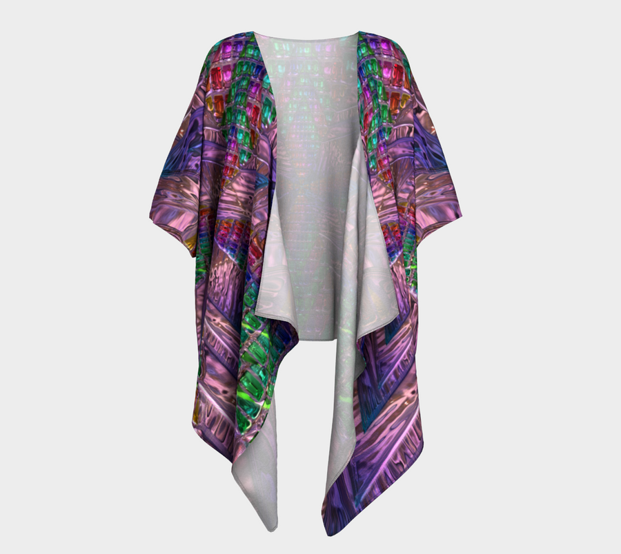 Draped Glam-Oh-No Kimono