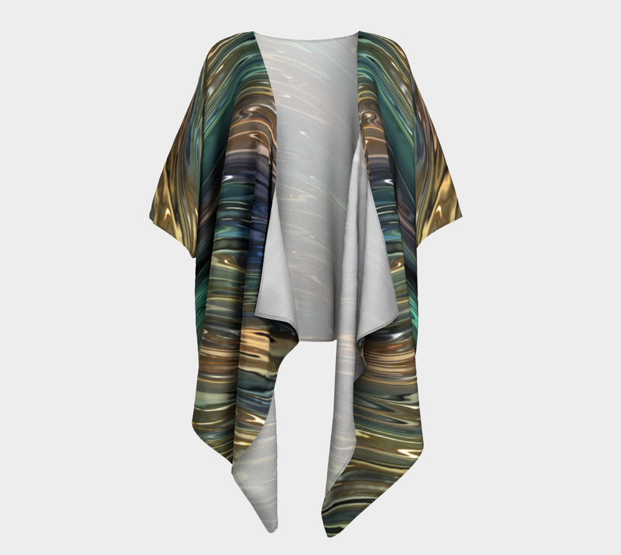 Draped Glam-Oh-No Kimono