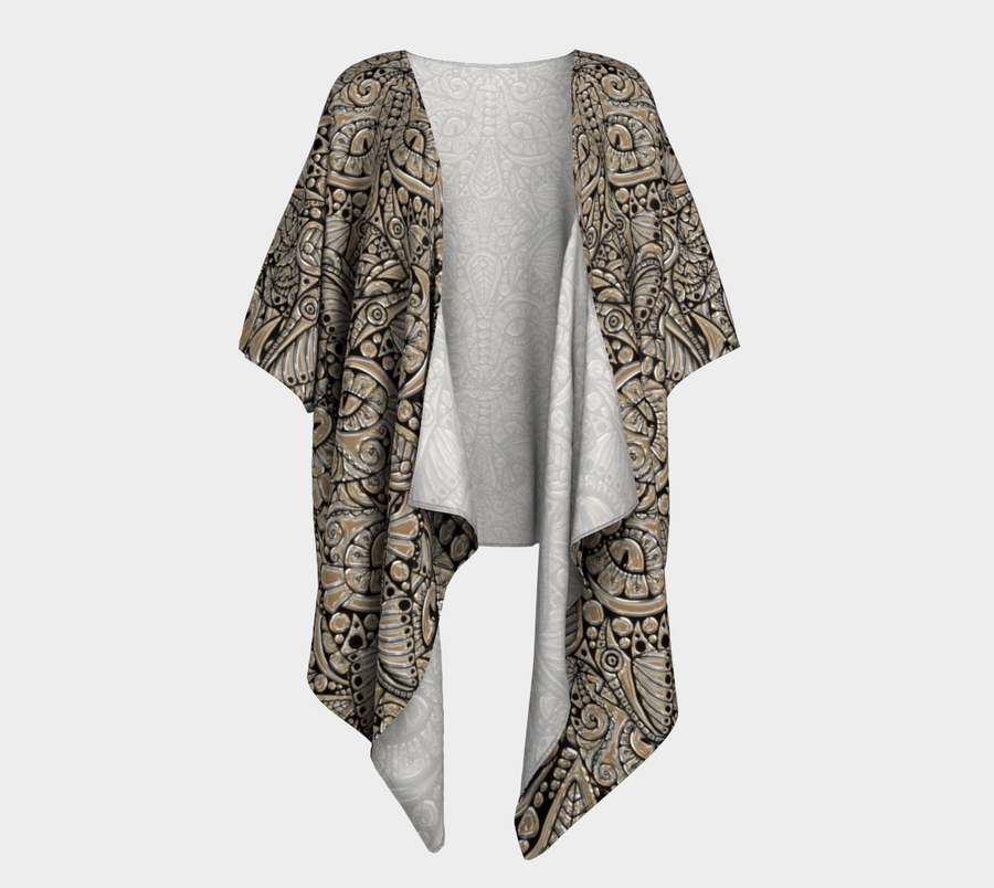 Draped Glam-Oh-No Kimono