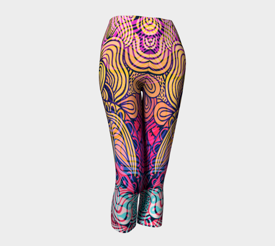 Yoga Capri Leggings - Ovah Name Brand