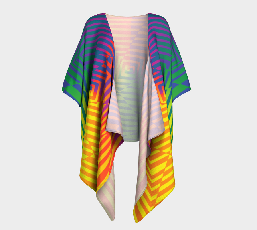 Draped Glam-Oh-No Kimono