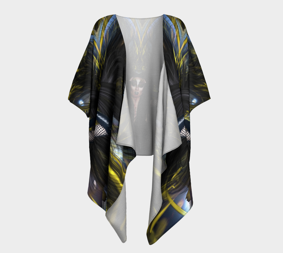 Draped Glam-Oh-No Kimono
