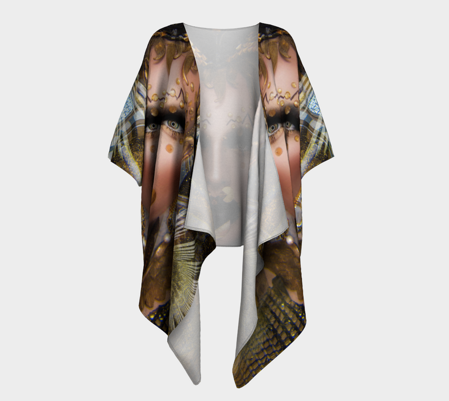 Draped Glam-Oh-No Kimono