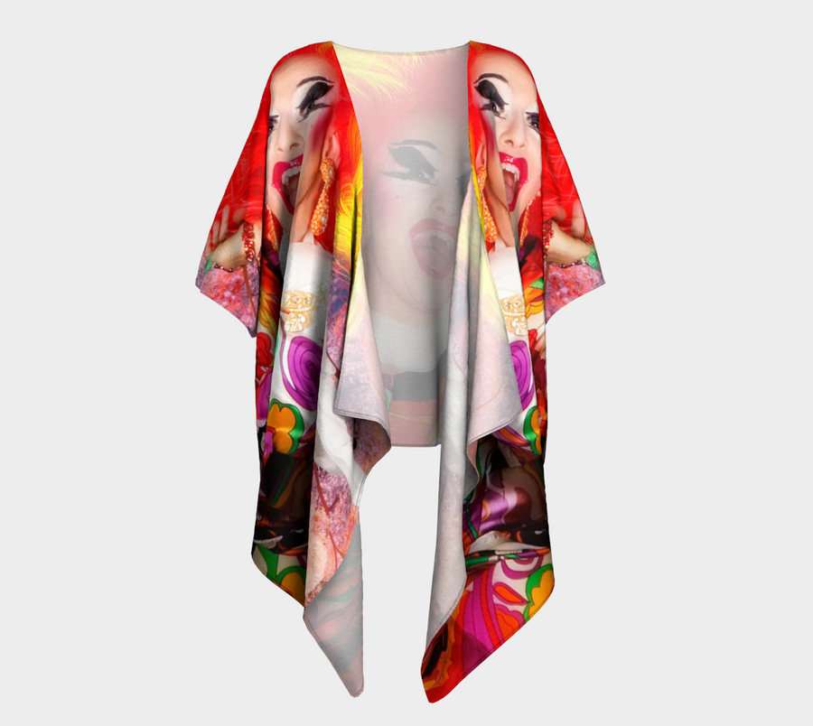 Draped Glam-Oh-No Kimono