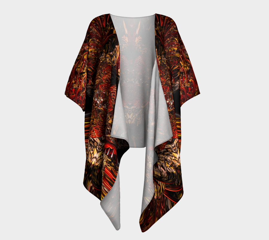Draped Glam-Oh-No Kimono