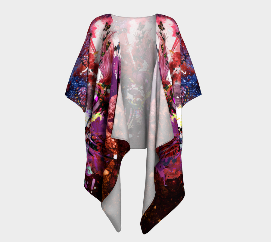 Draped Glam-Oh-No Kimono