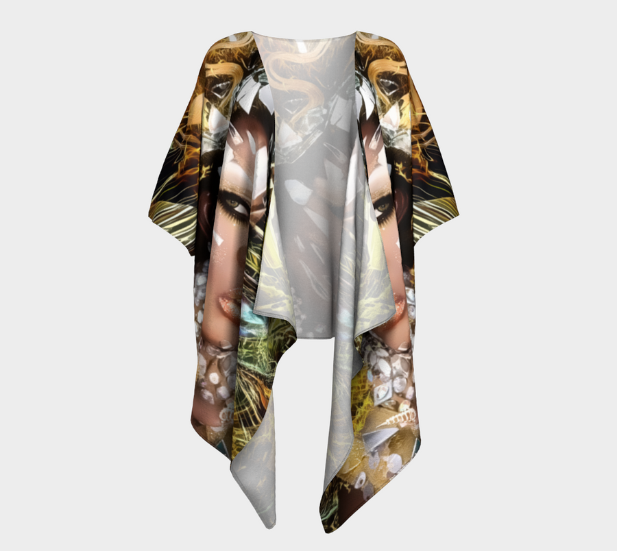Draped Glam-Oh-No Kimono