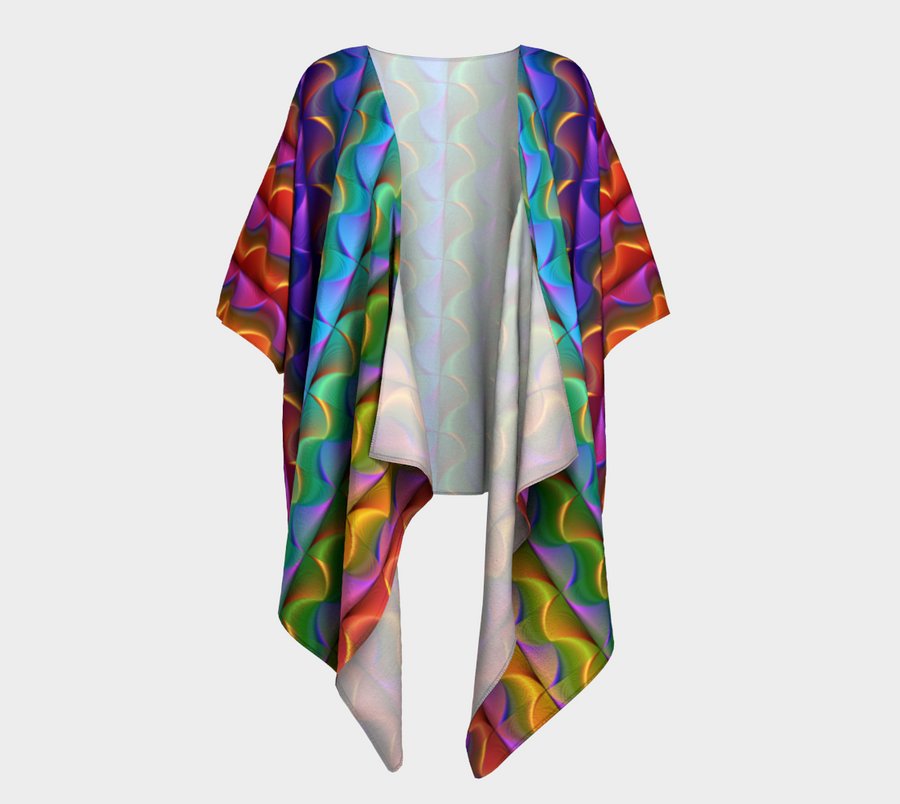 Draped Glam-Oh-No Kimono