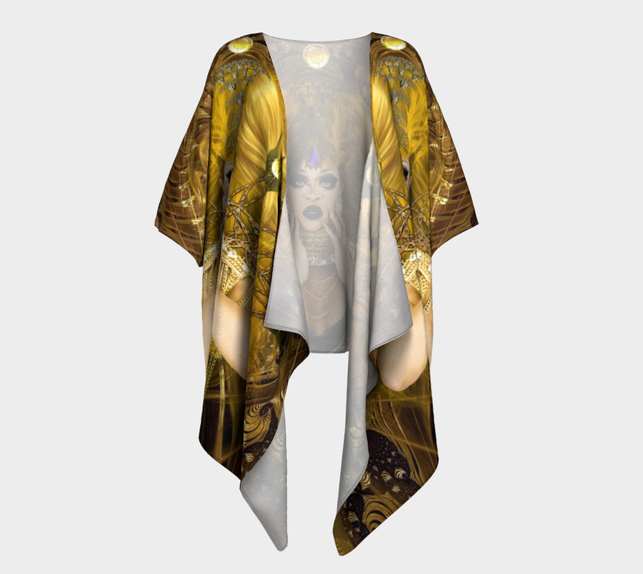 Draped Glam-Oh-No Kimono