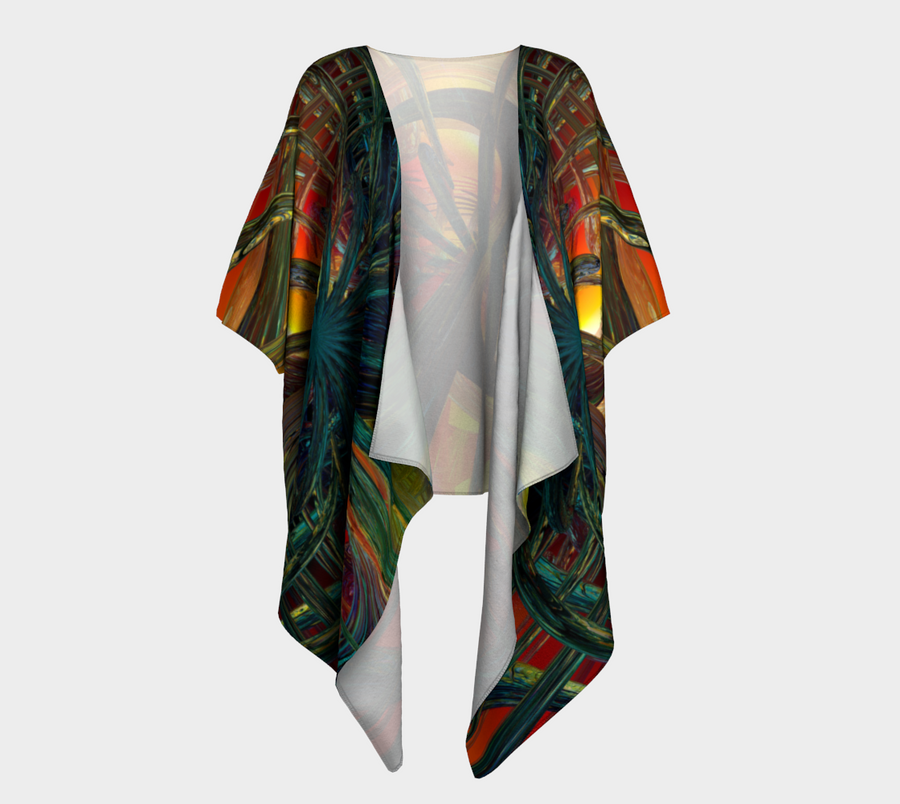 Draped Glam-Oh-No Kimono