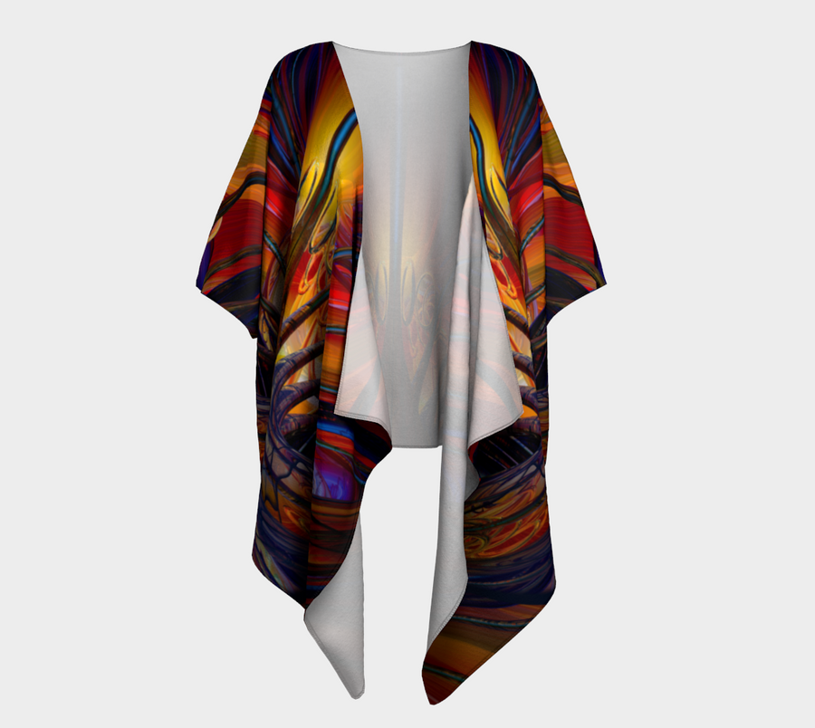 Draped Glam-Oh-No Kimono