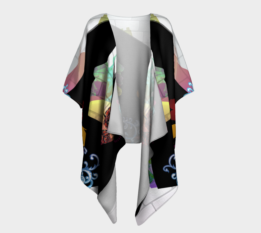 Draped Glam-Oh-No Kimono