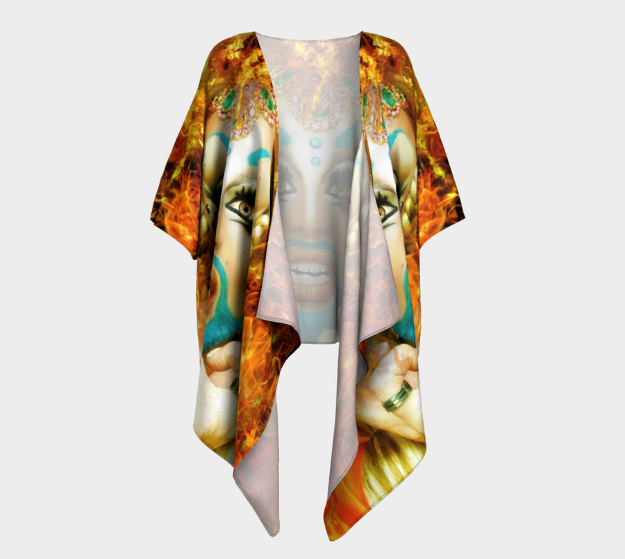 Draped Glam-Oh-No Kimono