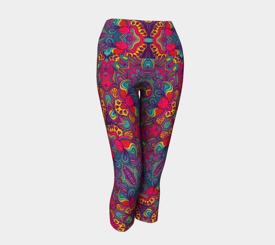 Yoga Capri Leggings - Ovah Name Brand