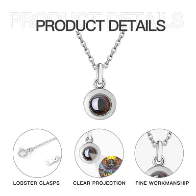 Glam-Iris Jewelry by Ovah Name Brand - Titanium Necklace ft Glitz Glam