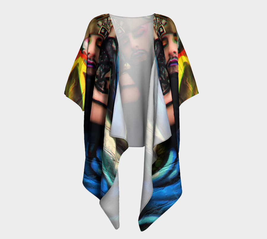 Draped Glam-Oh-No Kimono