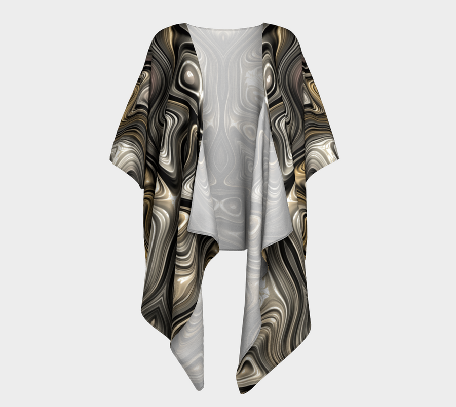 Draped Glam-Oh-No Kimono