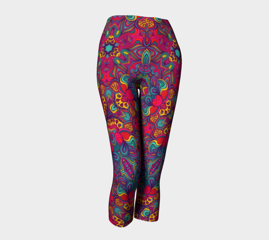 Yoga Capri Leggings - Ovah Name Brand