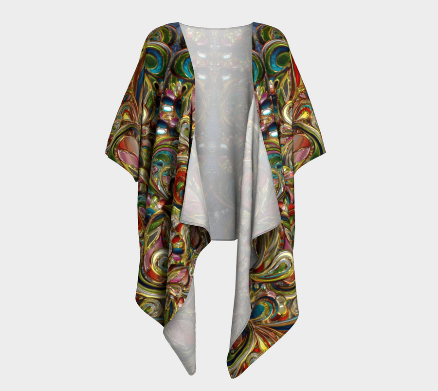 Draped Glam-Oh-No Kimono