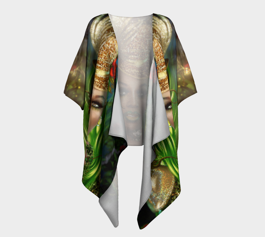Draped Glam-Oh-No Kimono