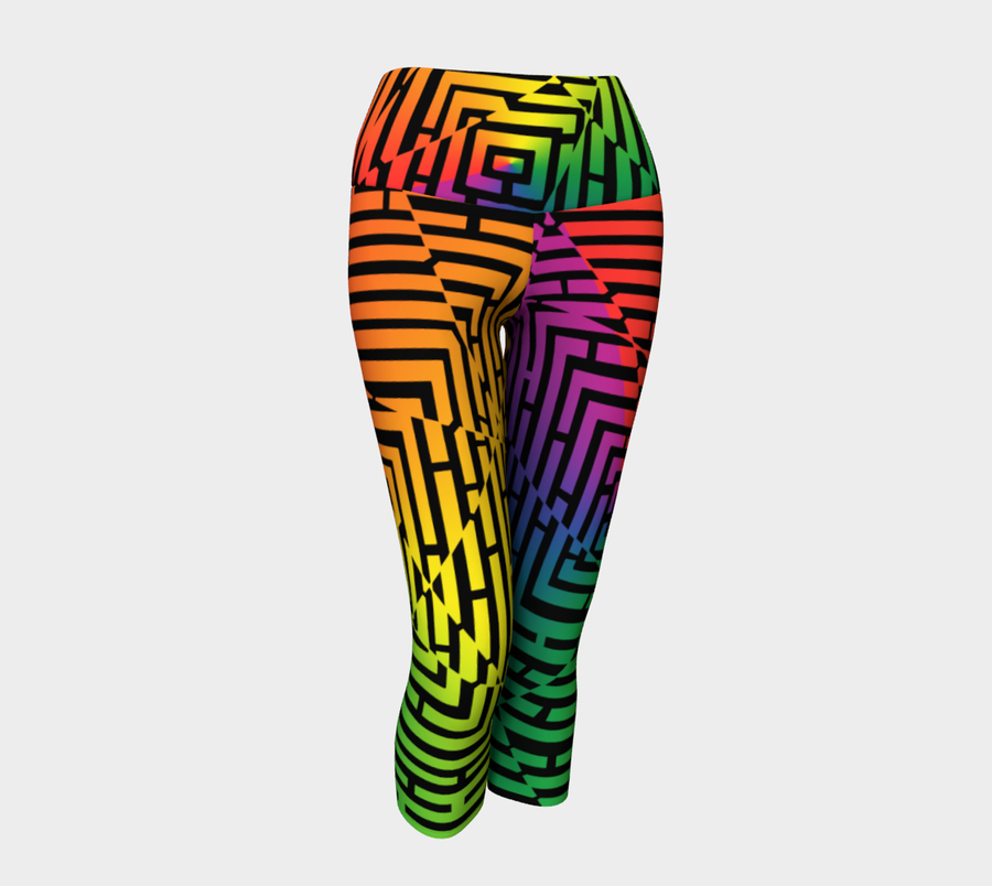 Yoga Capri Leggings - Ovah Name Brand